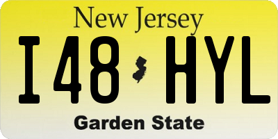 NJ license plate I48HYL
