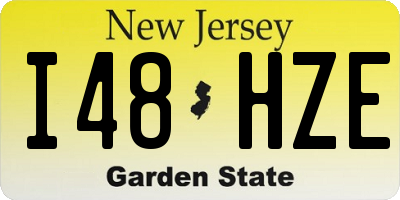 NJ license plate I48HZE