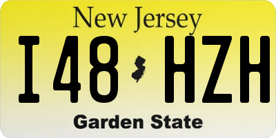 NJ license plate I48HZH