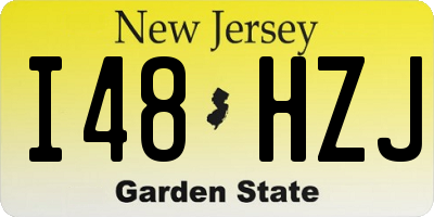 NJ license plate I48HZJ