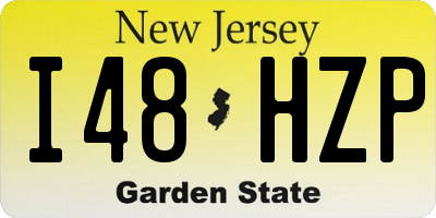 NJ license plate I48HZP
