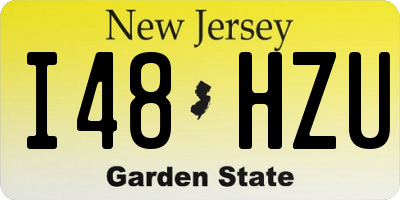 NJ license plate I48HZU