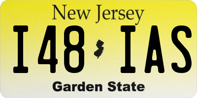 NJ license plate I48IAS