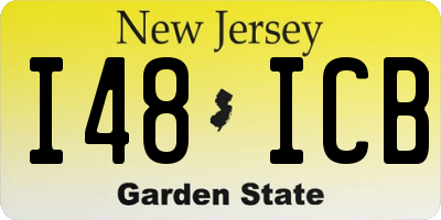 NJ license plate I48ICB