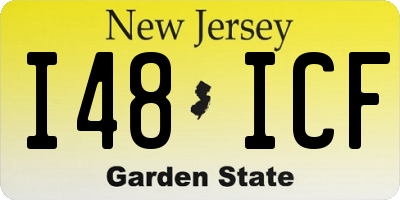 NJ license plate I48ICF