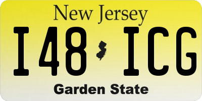 NJ license plate I48ICG