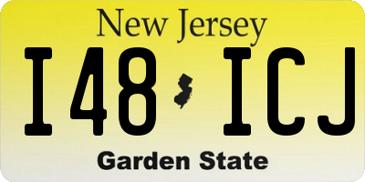 NJ license plate I48ICJ
