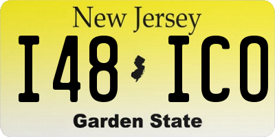 NJ license plate I48ICO
