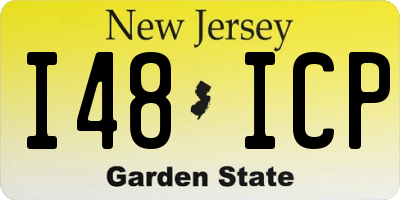 NJ license plate I48ICP