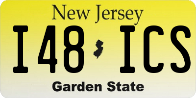 NJ license plate I48ICS