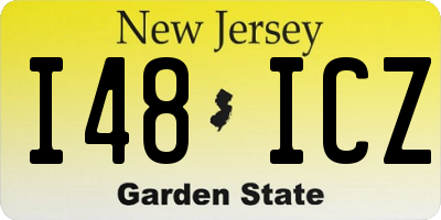 NJ license plate I48ICZ
