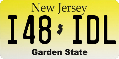 NJ license plate I48IDL