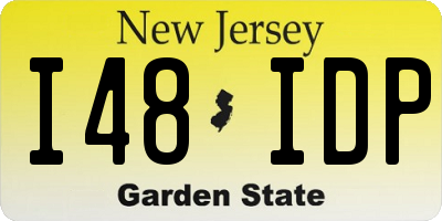 NJ license plate I48IDP