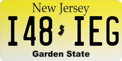 NJ license plate I48IEG
