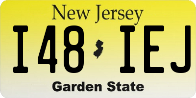 NJ license plate I48IEJ