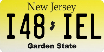 NJ license plate I48IEL