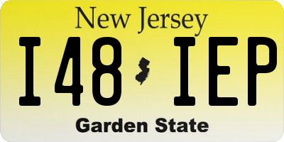 NJ license plate I48IEP