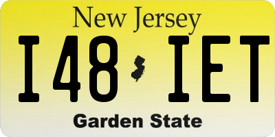NJ license plate I48IET
