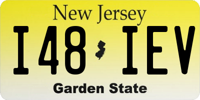 NJ license plate I48IEV