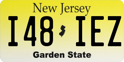 NJ license plate I48IEZ