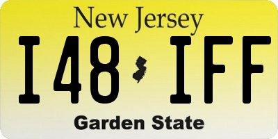NJ license plate I48IFF