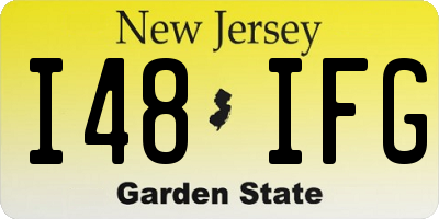 NJ license plate I48IFG
