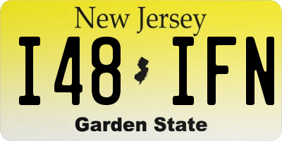 NJ license plate I48IFN