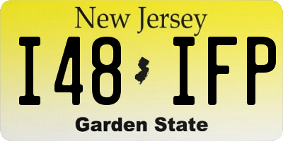 NJ license plate I48IFP
