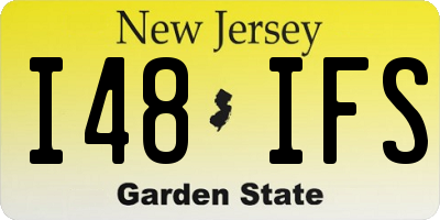 NJ license plate I48IFS