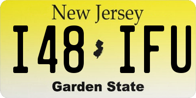 NJ license plate I48IFU