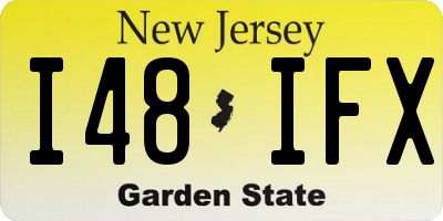 NJ license plate I48IFX