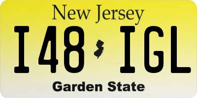 NJ license plate I48IGL