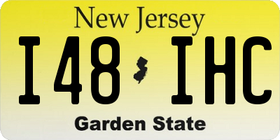 NJ license plate I48IHC