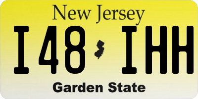 NJ license plate I48IHH