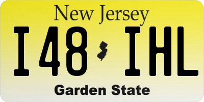 NJ license plate I48IHL