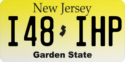 NJ license plate I48IHP