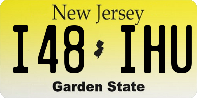NJ license plate I48IHU