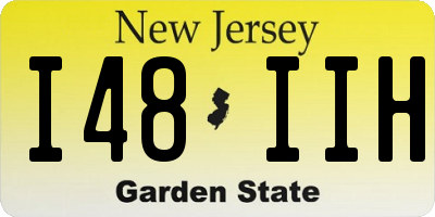NJ license plate I48IIH