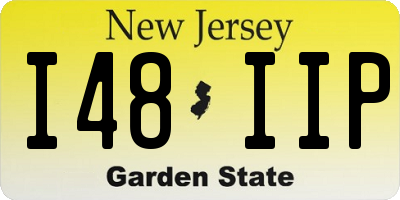 NJ license plate I48IIP