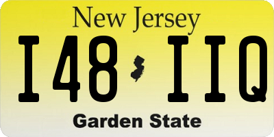 NJ license plate I48IIQ