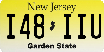 NJ license plate I48IIU