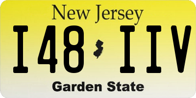 NJ license plate I48IIV