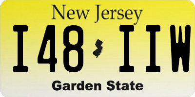 NJ license plate I48IIW