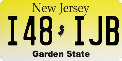 NJ license plate I48IJB