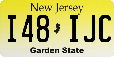 NJ license plate I48IJC