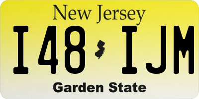 NJ license plate I48IJM