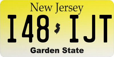 NJ license plate I48IJT