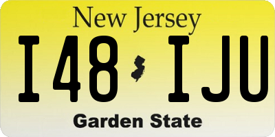NJ license plate I48IJU