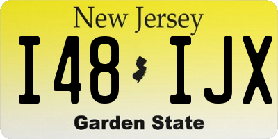 NJ license plate I48IJX