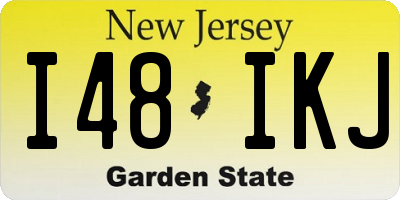 NJ license plate I48IKJ